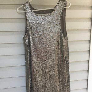 Cupcakes and Cashmere Gunmetal Sequin dress